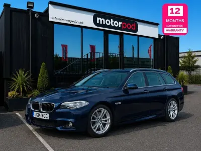 Used BMW 525 M Sport 218 HP (160 kW) 2014 Black Estate
