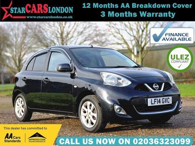 Black Used 2014 Nissan Micra Acenta Hatchback | £5,000 (Expensive)