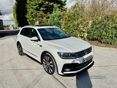 White Used 2019 VW Tiguan R-line SUV | £15,995 (Fair price)
