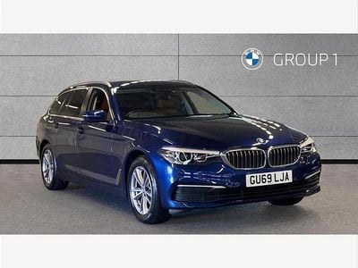 Used BMW 520 Sport Line 184 HP (135 kW) 2019 Blue Estate