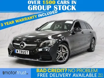 Used Mercedes C200 AMG Line Premium 198 HP (145 kW) 2019 Black Estate