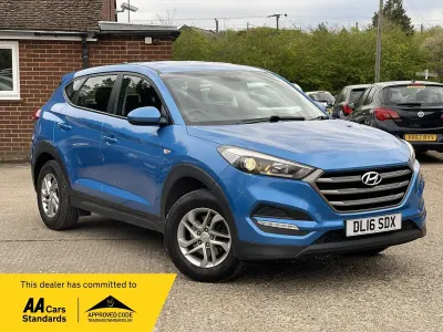 Used Hyundai Tucson 177 HP (130 kW) 2016 Blue SUV