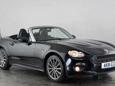 Black Used 2017 Fiat 124 Spider Lusso Cabriolet | £11,250 (Fair price)