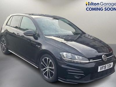 Black Used 2019 VW Golf VII R-line Hatchback | £17,150 (Fair price)