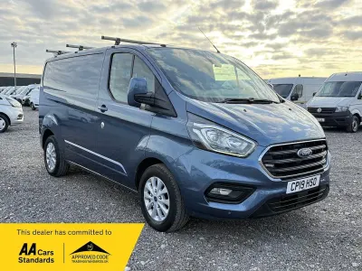 Used Ford Transit Custom Limited 130 HP (95 kW) 2019 Blue Van