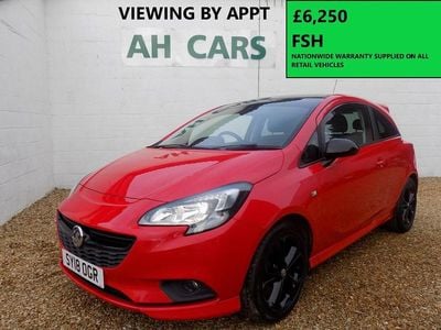 Used Vauxhall Corsa Edition 150 HP (110 kW) 2018 Red Hatchback