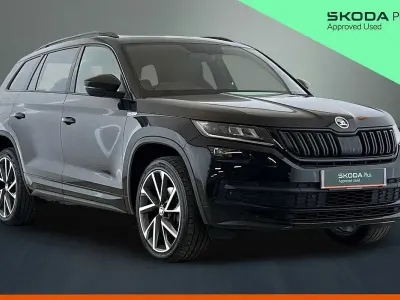 Used Skoda Kodiaq SportLine 150 HP (110 kW) 2020 Black magic pearl effect SUV