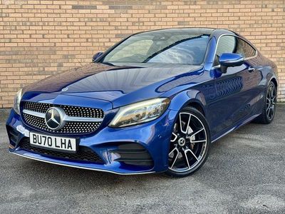 Used Mercedes C200 AMG Line Premium Plus 2020 Blue Coupe