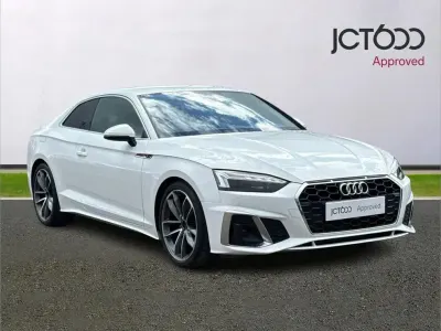 Second-hand Audi A5 S-Line 147 CP (108 kW) 2022 Alb Coupe