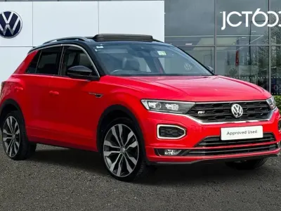 Used VW T-Roc R-line 150 HP (110 kW) 2018 Red SUV