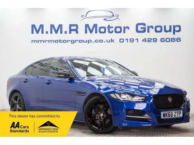 Used Jaguar XE R-Sport 200 HP (147 kW) 2019 Blue Sedan