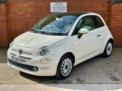 Used Fiat 500 Lounge 69 HP (50 kW) 2015 White Hatchback