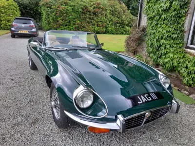 Used Jaguar E-Type 1972 Green Cabriolet