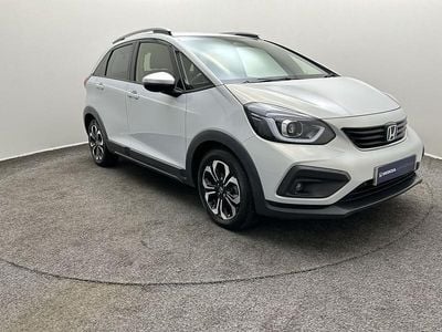 Premium crystal white Used 2021 Honda Jazz Hybrid Hatchback | £17,990 (Fair price)