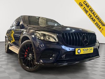 Blue Used 2018 Mercedes GLC250 AMG line Coupe | £21,000 (Fair price)
