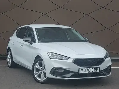 Used Seat Leon FR 150 HP (110 kW) 2020 White Hatchback