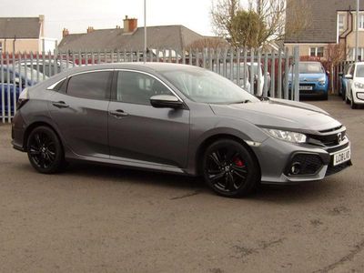Grey Used 2018 Honda Civic SR Hatchback | £8,990 (Fair price)