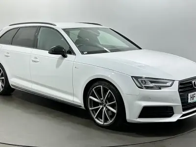 Used Audi A4 Black Edition 150 HP (110 kW) 2017 White Estate