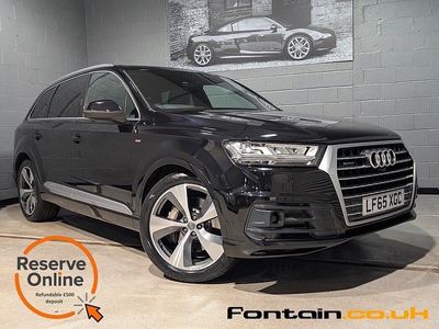 Used Audi Q7 S-Line 272 HP (200 kW) 2015 Black SUV