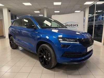 Blue Used 2020 Skoda Karoq SportLine SUV | £19,990 (Expensive)