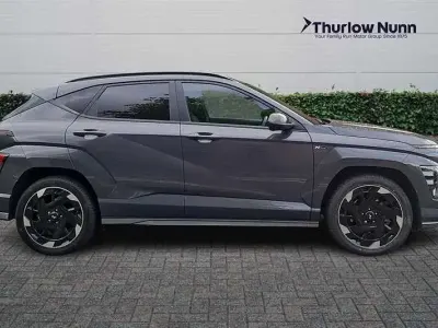 Begagnad Hyundai Kona N Line 160 kW (218 HK) 2024 Grå SUV