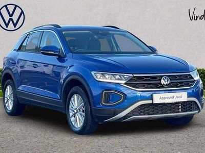 Blue Used 2022 VW T-Roc Life SUV | £21,195 (Fair price)