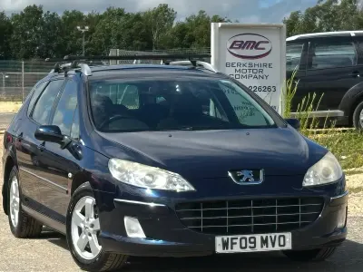 Used Peugeot 407 110 HP (80 kW) 2009 Blue Estate