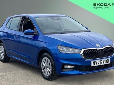 New Skoda Fabia SE 95 HP (69 kW) 2025 Blue Hatchback