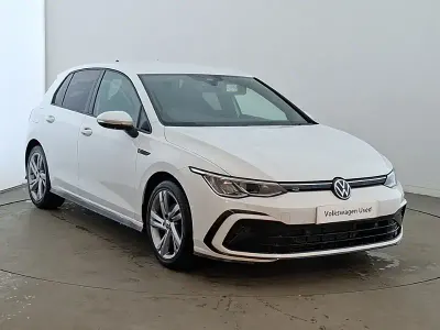 Used VW Golf VIII R-line 150 HP (110 kW) 2022 White Hatchback