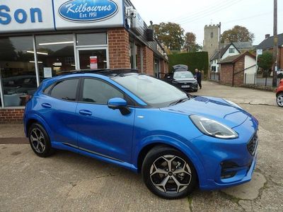 Used Ford Puma Titanium 125 HP (91 kW) 2024 Blue Hatchback
