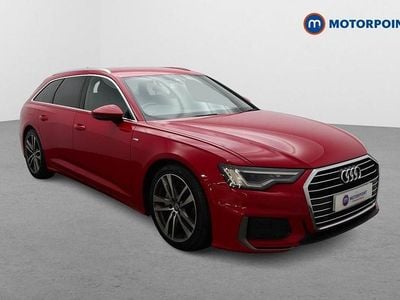 Used Audi A6 S-Line 204 HP (150 kW) 2019 Red Estate