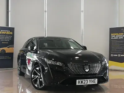 Used Peugeot 308 Allure Premium 131 HP (96 kW) 2023 Black Estate