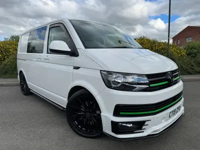 Used VW T6.1 Highline 150 HP (110 kW) 2019 White Van
