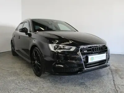 Used Audi A3 S-Line 184 HP (135 kW) 2014 Black Hatchback