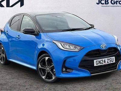 Blue Used 2024 Toyota Yaris Hybrid Edition Hatchback | £23,495 (Fair price)