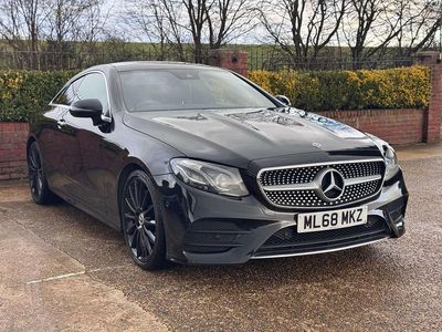 Used Mercedes E220 AMG Line Premium Plus 194 HP (142 kW) 2018 Black Coupe