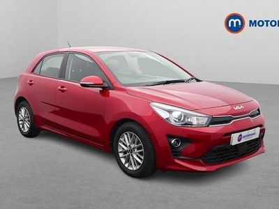 Used Kia Rio 101 HP (74 kW) 2022 Red Hatchback
