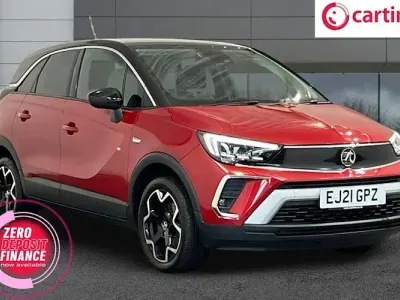 Used Vauxhall Crossland Elite 131 HP (96 kW) 2021 Red SUV