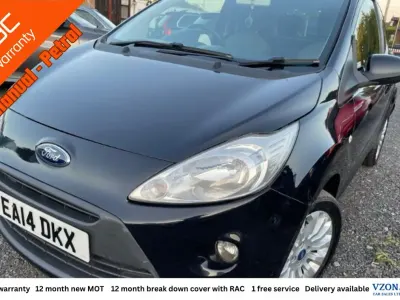 Used Ford Ka Zetec 69 HP (50 kW) 2014 Black Hatchback
