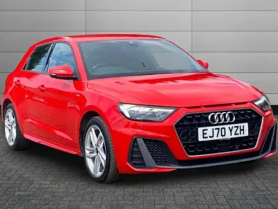 Used Audi A1 Sportback S-Line 94 HP (69 kW) 2021 Misano red Hatchback