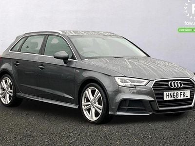 Grey Used 2018 Audi A3 Sportback S-Line Hatchback | £15,299 (Fair price)