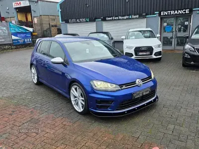 Used VW Golf VII R 2014 Blue Hatchback