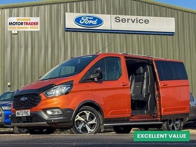 Used Ford Transit Custom Active 170 HP (125 kW) 2022 Orange Van