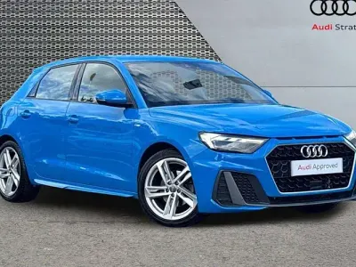 Used Audi A1 Sportback S-Line 116 HP (85 kW) 2020 Blue Hatchback