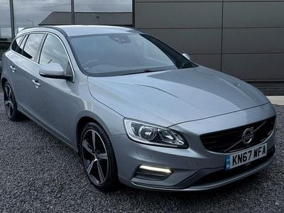 Silver Used 2017 Volvo V60 R-Design Estate | £9,490 (Fair price)