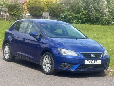 Usado Seat Leon SE Technology 2018 Azul Citadino