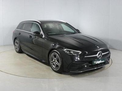 Black Used 2022 Mercedes C200 AMG line Estate | £22,495 (Good price)