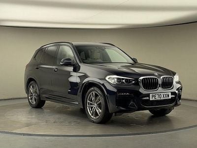 Carbon black Used 2020 BMW X3 M Sport SUV | £27,250 (Fair price)