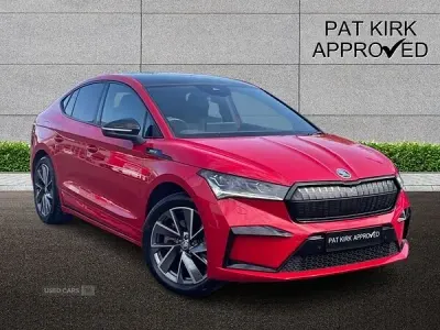 Used Skoda Enyaq iV SportlinePlus 210 kW (286 HP) 2024 Red SUV