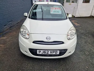 Used Nissan Micra Acenta 2013 White Hatchback